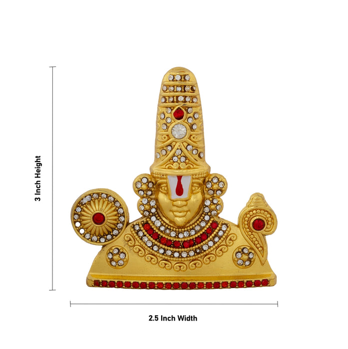 Raja Murugan Standing On Base Murti - 3.75 x 2 Inches | Zinc Idol / Murugan Statue Decor For Home & Pooja