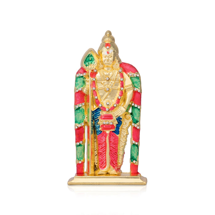 Balaji Murti Wall Hanging - 3 x 2.5 Inches | Zinc Stone Wall Hanger/ perumal Wall Décor for Office & Pooja Room