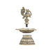 5 Face Villaku - 5.5 x 4.5 Inches | Antique Brass Deep/ Annapakshi Design Brass Lamp for Pooja/ 680 Gms Approx - Kuthuvilakku