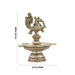 5 Face Villaku - 5.5 x 4.5 Inches | Antique Brass Deep/ Annapakshi Design Brass Lamp for Pooja/ 680 Gms Approx - Kuthuvilakku
