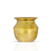 Brass Lota - 3 x 3.5 Inches | Kalash/ Pooja Pot/ Chombu for Home/ 150 Gms Approx - Kalash & Pooja Lota