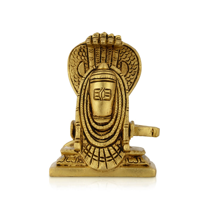Annamalai Unnamalai Murti Pair - 4.2 x 3 Inches | Antique Brass Idol/ Annamalai Unnamalaiyar Statue For Pooja