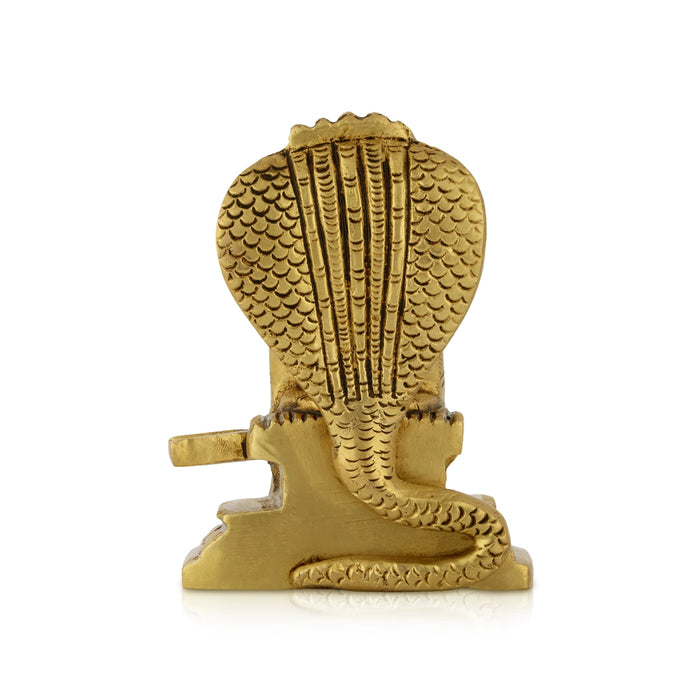 Annamalai Unnamalai Murti Pair - 4.2 x 3 Inches | Antique Brass Idol/ Annamalai Unnamalaiyar Statue For Pooja