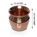 Copper Lota  - 3.5 x 3.5  Inches |  Kalash Pot/ Chombu/ Pooja Pot/ Kalash for Pooja - Kalash & Pooja Lota