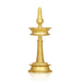 Kerala Vilakku - 14 x 5.75 Inches | Brass Kerala Kuthu Vilakku/ Kerala Lamp for Pooja - Kerala Vilakku