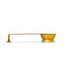 Camphor Burner With Handle - 2 x 12 Inches | Brass Kapoor Dhani/ Brass Aarti for Pooja - Kapur Aarti