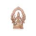 Varahi Amman Statue With Arch Sitting On Base - 6 x 5 Inches | Panchaloha Statue/ Varahi Idol for Pooja/ 960 Gms - Panchaloha Murties