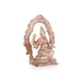 Varahi Amman Statue With Arch Sitting On Base - 6 x 5 Inches | Panchaloha Statue/ Varahi Idol for Pooja/ 960 Gms - Panchaloha Murties