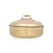 Brass Prasad Patra with Lid - 3 x 8 Inches | Brass Storage Box/ Brass Vessel for Pooja/ 960 Gms Approx - Bowls