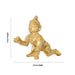 Crawling Krishna Murti - 3 x 1.5 Inches | Brass Krishna Idol/ Krishna Statue/ Laddu Gopal Murti For Worship - Brass Murties