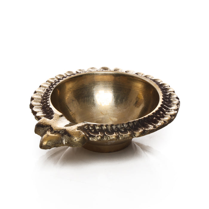 Kubera Deepam - 0.5 x 2.25 Inches | Lakshmi Kubera Vilakku/ Brass Laxmi Kubera Deepam/ Kuber Diya for Pooja - Kuber Deep