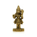 Anjaneya Statue Standing On Base - 3 X 1 Inches | Antique Brass Idol/ Hanuman Statue For Devotion And Strength - Brass Murties
