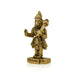 Anjaneya Statue Standing On Base - 3 X 1 Inches | Antique Brass Idol/ Hanuman Statue For Devotion And Strength - Brass Murties