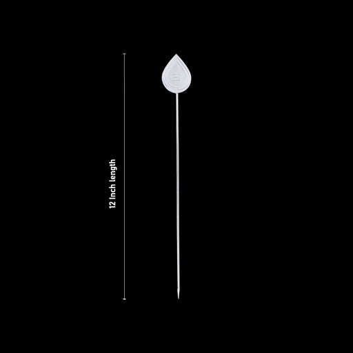 Murugan Vel - 12 x 1.5 Inches | White Metal Muruga Vel/ Muruga Astras for Pooja - Deity Accessories