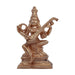 Saraswati Murti Sitting On Base - 5 x 3 Inches | Panchaloha Statue/ Saraswati Moorti for Pooja - Panchaloha Murties