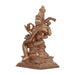 Saraswati Murti Sitting On Base - 5 x 3 Inches | Panchaloha Statue/ Saraswati Moorti for Pooja - Panchaloha Murties