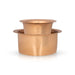 Davara Tumbler Set - 3 x 4 Inches | Copper Tumbler & Dabara Set/ Coffee Dabara Set for Home/ 130 Gms Approx - Kitchen