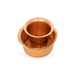 Davara Tumbler Set - 3 x 4 Inches | Copper Tumbler & Dabara Set/ Coffee Dabara Set for Home/ 130 Gms Approx - Kitchen