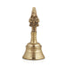 Brass Hand Bell - 5 Inches | Pooja Bell/ Hanuman Handle Ghanti for Home - Pooja Bells