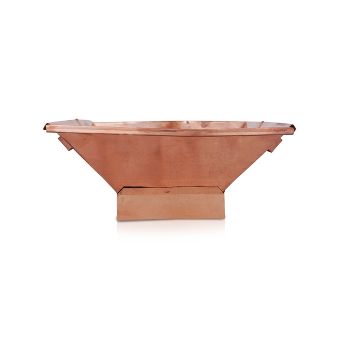 Havan Kund With Stand - 16 x 16 Inches | Copper Agnihotra/ Hawan Kund With Handle For Yajna And Homam - Havan Kund