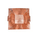 Havan Kund With Stand - 16 x 16 Inches | Copper Agnihotra/ Hawan Kund With Handle For Yajna And Homam - Havan Kund