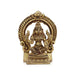 Lakshmi Statue with Arch - 3.5 x 2.5 Inches | Antique Brass Idol/ Laxmi Idol for Pooja/ 250 Gms Approx - Brass Murties