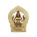 Lakshmi Statue with Arch - 3.5 x 2.5 Inches | Antique Brass Idol/ Laxmi Idol for Pooja/ 250 Gms Approx - Brass Murties