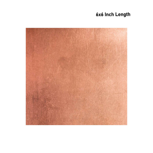 Copper Yantra Sheet - 6 X 6 Inches | Copper Plain Yantra Sheet/ Copper Sheet For Yantra Drawing And Pooja Use - Maha Meru & Yantra