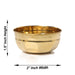 Brass Bowl - 1.5 x 3 Inches | Pooja Cup/ Brass Cup/ Pooja Bowl for Home - Bowls