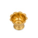 Kumkum Box - 2.5 x 2 Inches | Ruby Design Kumkum Bharani/ Brass Sindoor Pot for Home/ 20 Gms Approx - Sindoor Box
