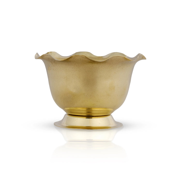 Brass Bowl - 2 x 3 Inches | Puja Bowl / Brass Cup / Chandan Cup for Home & Pooja Decor