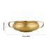 Flower Pot - 2.5 x 9.5 Inches | Brass Urli / Uruli With Handle / Urli For Floral Decoration And Home Decor - Uruli & Flower Pot