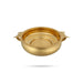 Flower Pot - 3 X 11 Inches | Brass Urli / Uruli With Handle / Urli For Floral Decoration And Pooja Decoration - Uruli & Flower Pot