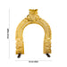 Thiruvachi - 23 x 18 Inches | Brass Temple Prabhavali/ Brass Arch for Deity - Deity Accessories
