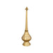 Water Sprinkler - 7.5 x 2 Inches | Brass Sprinkler/ Gold Polish Holy Water Sprinkler for Pooja/ 80 Gms Approx - Wedding Essentials