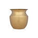 Brass Lota - 4.25 x 4.25 Inches | Kalash/ Pooja Pot/ Chombu for Home/ 204 Gms Approx - Kalash & Pooja Lota