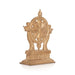 Vishnu Chakra with base - 8 x 6 Inches | Panchaloha Statue / Vishnu Chakram for Pooja - Panchaloha Murties