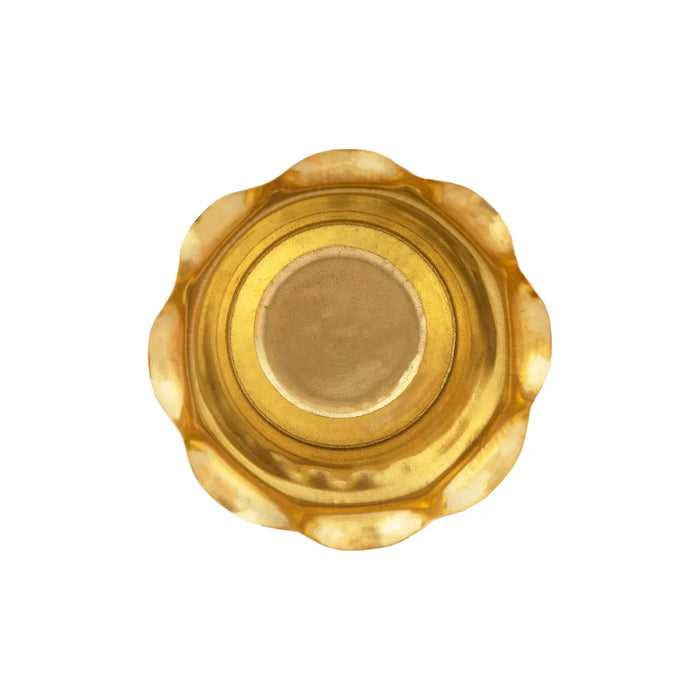 Chandan Cup With Base – 1.5 X 2.5 Inches | Brass Kinnam / Pooja Cup / Small Brass Bowl For Temple Use