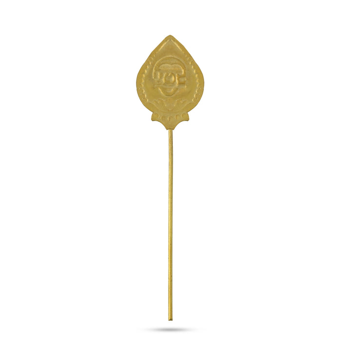 Brass Vel - 4 x 2 Inches | Lord Murugan Vel / Astra for Deity
