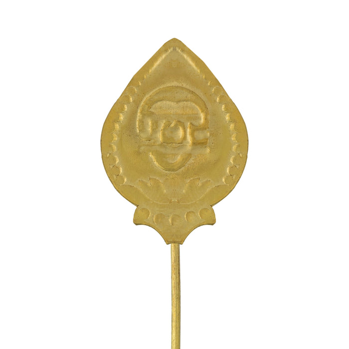 Brass Vel - 4 x 2 Inches | Lord Murugan Vel / Astra for Deity