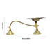 Brass Aarti With Handle - 4 x 10 Inches | One Mukh Spoon Karpoora Burner/ Pooja Aarti Diya for Home - Kapur Aarti