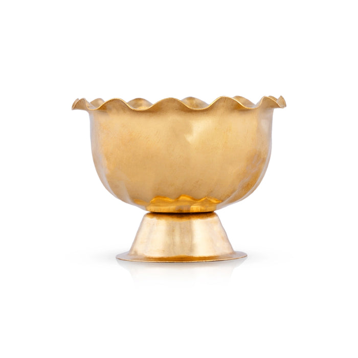 Chandan Cup - 2 x 2.5 Inches | Brass Bowl/ Brass Cup for Pooja/ 22 Gms Approx - Bowls