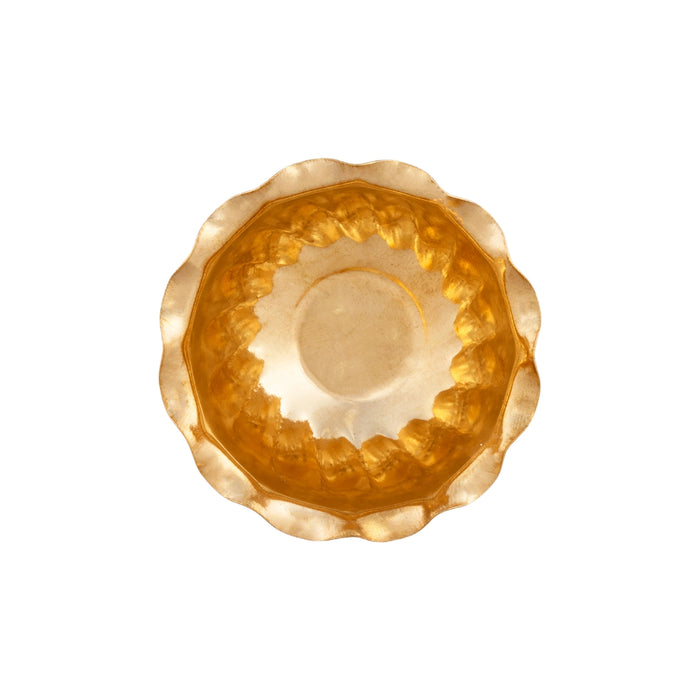 Chandan Cup - 2 x 2.5 Inches | Brass Bowl/ Brass Cup for Pooja/ 22 Gms Approx - Bowls