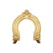 Thiruvachi - 14 x 13 Inches | Brass Temple Prabhavali/ Brass Arch for Deity - Deity Accessories
