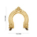 Thiruvachi - 14 x 13 Inches | Brass Temple Prabhavali/ Brass Arch for Deity - Deity Accessories