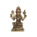 Karumariamman Statue - 3 x 2.5 Inches | Antique Brass Idol/ Sitting Karumariamman Idol for Pooja/ 200 Gms Approx - Brass Murties