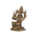 Karumariamman Statue - 3 x 2.5 Inches | Antique Brass Idol/ Sitting Karumariamman Idol for Pooja/ 200 Gms Approx - Brass Murties