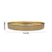 Brass Plate - 1 x 5 Inches | Pooja Plate/ Thali Plate for Home/ 60 Gms Approx - Pooja Plate & Tray