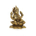 Laxmi Murti  - 3.5 x 2.75 Inches |  Brass Idol/ Lakshmi Idol/ Lakshmi Murti/ Lakshmi Statue for Pooja - Brass Murties