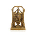 Balaji Murti - 3 x 2 Inches | Antique Brass Idol/ Standing Balaji Idol for Pooja/ 180 Gms Approx - Brass Murties